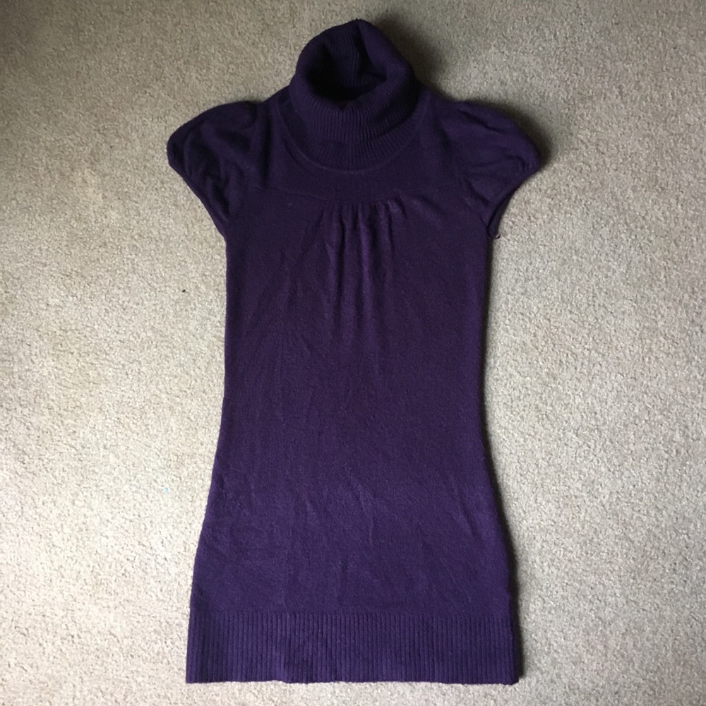 Cashmere turtleneck dress